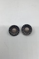 Bernhard Hertz 
Sterling Silver 
Marguerit 
(Daisy) Ear 
Clips Measures 
Diam 1.8 cm 
(0.70 inch) ...