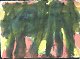 Gislason, Jon 
(1955-): 
Composition. 
Watercolor on 
paper. Sign.: 
Jon Gislason 
99. 25 x 36 ...
