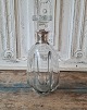 Beautiful carafe in strong glass with silver mounting from 1961. Stamped the three thorn 1961 - ...