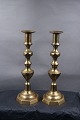 English pair of 
candlesticks on 
8 angular stand 
of brass from 
about year 
1880. 
They are in a 
...