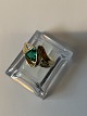 Ladies' ring 
with diamonds 
and green stone 
in 14 carat 
gold
Stamped HDS 
585
Size ...