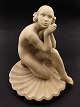 Sandstone sculpture by Jens Jacob Brengø Venus figure H. 43 cm. Item No. 518347