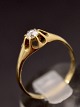 14 carat gold 
ring size 58 
with diamond 
approx. 0.20 
carat from 
goldsmith Hugo 
Grün Copenhagen 
...