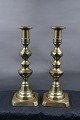 English pair of 
candlesticks of 
brass from 
about year 
1880. 
They are in a 
good used 
condition ...