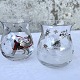 Holmegaard, 
Christmas 
lights, 
Tealights, 
2013, Greenland 
motifs, 7cm in 
diameter, 
Design Jette 
...