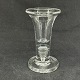 Height 12 cm.Fine mouth-blown decanter glass from the middle of the 1800s.It has a snapped ...