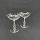 Height 12.2 cm.A pair of fine crystal champagne bowls from the 1920s.They are with ...