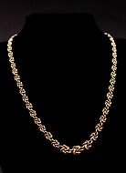 14 carat gold knot necklace