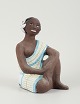 MARI SIMMULSON figure.Rare ceramic figure of a half-naked Tahitian woman. ...