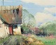 Søren Edsberg 
(b. 1945), 
Denmark. Oil on 
canvas.
Summer 
landscape with 
farm.
Approx. ...