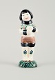 Aluminia Children's Aid Day figurine of a Greenlandic girl.Dated JUS 1959.Model number ...