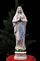 Decorative, old porcelain Madonna figure of the Virgin Mary. Height: 24.5 cm.