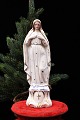 Decorative, old porcelain Madonna figure of the Virgin Mary. Height: 21.5 cm.