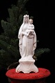 Decorative, old porcelain Madonna figure of the Virgin Mary with the baby Jesus. Height: 18cm.