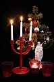 Old Swedish 
Christmas 
candle holder 
in red painted 
wood 
with space for 
3 small 
Christmas ...