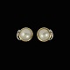 Danish 14k 
White & Yellow 
Gold Ear Clips 
with Pearl and 
Diamond 0,03 
ct.
Each Ear Clip 
with a ...