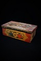 Old Swedish painted wooden box with lid and fine patina. Suitable for storage. H:10,5 cm. ...