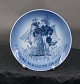 Royal Copenhagen Denmark Commemorative plate from 1974, Store Magleby Dragør 1.4.1974, designed by Mads Stage