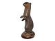 Danish Arne Ingdam art pottery figurine, ferret.Height 18.5 cm.Perfect condition.