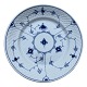 Bing & Grøndahl, Blue painted, Mussel painted, Iron porcelain, Dinner plate #1009, 24 cm in ...