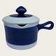 Rørstrand, Blue Koka, Large sauce jug with lid #106, 20cm wide, 14cm high, Design hertha ...