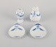 Bing & Grondahl, Empire, two small bowls, two salt shakers.1920s.In excellent ...
