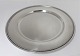 Toxvärd. Silver cover plate with pearl edge (925). Diameter 28 cm. Weight 493 grams