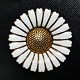 Marguerite broche Sterling sølv
