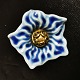 Royal Copenhagen: Brooch in porcelain with A. Michelsen