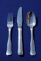 Georg Jensen Old Danish or Dobbeltriflet Danish Vintage silver flatware cutlery, Vintage table ...