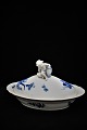 Royal Copenhagen, Blue Flower Curved oval terrine with putti on the lid. Decoration number: ...
