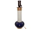 Royal Copenhagen Craquele table lamp with unusual Art Deco dark blue and gold decoration.The ...