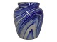 Fyens Glass, miniature vase in marbled glass.Design number 2387.Fyens Glass starts ...
