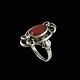 Chr. Veilskov - 
Copenhagen. Art 
Nouveau Silver 
Ring with 
Coral.
Designed and 
crafted by Chr. 
...