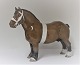 Bing & Gröndahl. Porcelain figure. Belgian Brewer's Horse. Model 2234. Length 31 cm. Height 25.5 ...