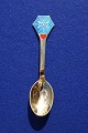 Michelsen Christmas spoon  1976 of Danish gilt 
sterling silver