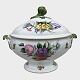 Home painted. 
Terrine, Saxon 
flower, 37 cm 
wide, 30 cm 
high *Nice 
condition*
