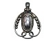 Georg Jensen sterling silver.Year jewellery 1990 - pendant.The pendant measures 2.8 ...