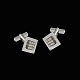 Poul Klarlund - 
Copenhagen. 18k 
White Gold 
Cufflinks with 
Diamonds. Total 
0,9ct.
Each with nine 
...