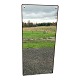 Mirror with 
dark wooden 
frame. A few 
spots in the 
mirror glass 
along the edge, 
otherwise nice 
...