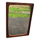 Small mirror in 
teak wood 
frame. Danish 
modern from the 
1960s. Nice in 
the wooden 
frame, but ...