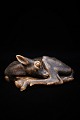 Saxbo ceramic 
figurine of a 
small lying 
fallow deer 
with fine brown 
glaze.
Design Hugo 
...