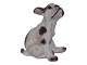 Large Dahl 
Jensen dog 
figurine, 
French Bulldog.
The factory 
mark tells, 
that this was 
...