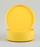 Massimo Vignelli for Heller, Italy.
A set of 6 plates in yellow melamine.