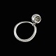 Georg Jensen. 
18k White Gold 
Dangle Ring 
with 0.07ct. 
diamond - Cave.
Ball with a 
Brilliant cut 
...