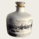 Bing & 
Grøndahl, 
Bottle with 
cork stopper, 
Motif of 
Burmeister & 
Wain shipyard 
1874 #7549, 
13cm ...