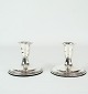 This pair of 
silver 
candlesticks in 
silver 830 with 
pearl edge was 
made by 
silversmith 
Svend ...