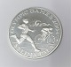 Tokelau. 
Olympiad 2004. 
Silver coin $5 
from 2003. 
Diameter 38 mm.