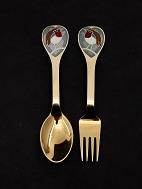 Michelsen Christmas spoon and fork