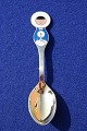 Michelsen Christmas spoon 1969 of Danish gilt sterling silver